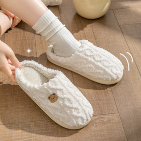 Pantoufles/Chaussons d'Hiver Hommes et Femmes - Hiver Moelleuse